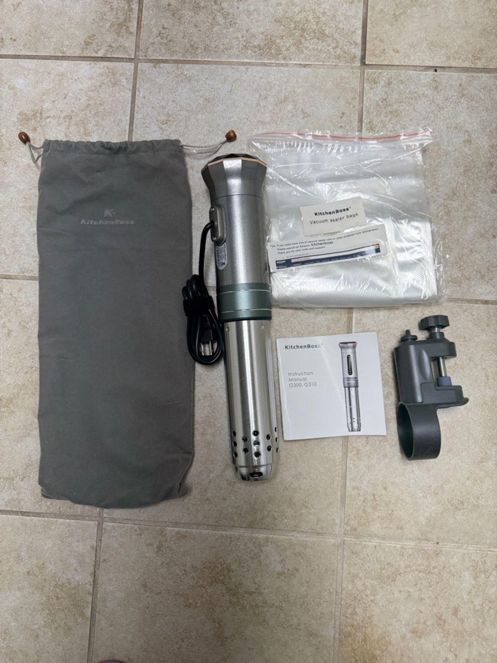 KitchenBoss Silver Sous Vide Immersion Circulator – Precision Cooking